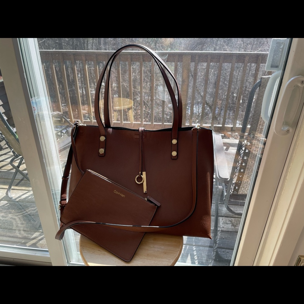 Calvin Klein Brown Tote